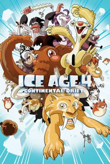 Poster to the movie "Ice Age: Continental Drift" #835407