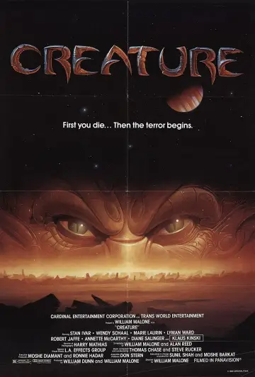 Poster to the movie "Creature" #1110238