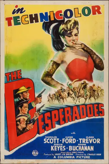 Poster to the movie "The Desperadoes" #1129450