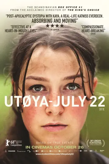 Poster to the movie "Utøya: July 22" #232925