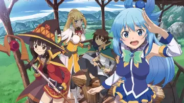 Backdrop to the movie "KONOSUBA – God