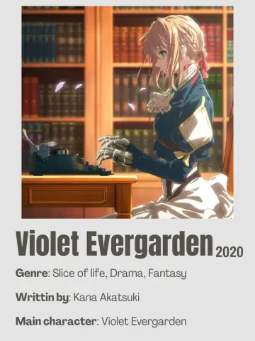 Poster to the movie "Violet Evergarden: The Movie" #1179555