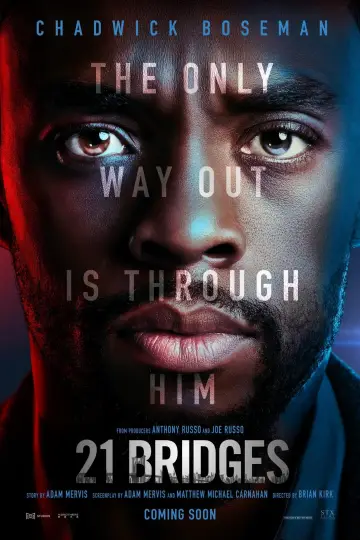 Poster to the movie "21 Bridges" #264905