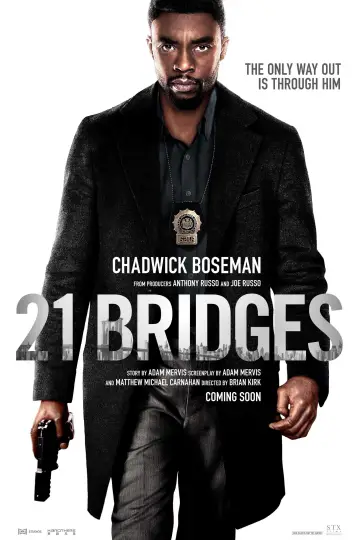 Poster to the movie "21 Bridges" #694027