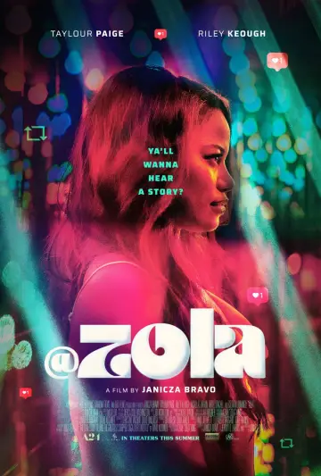 Poster to the movie "Zola" #894173