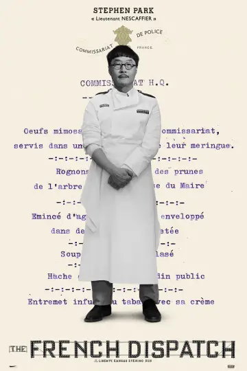 Poster to the movie "The French Dispatch" #654948