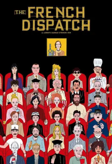 Poster to the movie "The French Dispatch" #654962