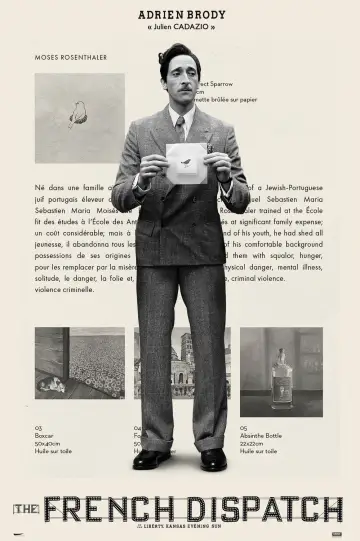 Poster to the movie "The French Dispatch" #654963