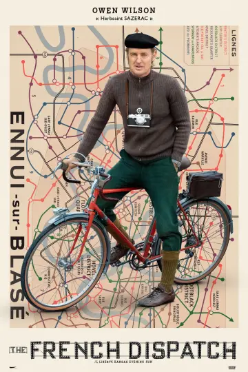 Poster to the movie "The French Dispatch" #654969