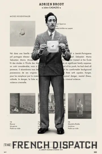 Poster to the movie "The French Dispatch" #654973