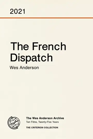 Poster to the movie "The French Dispatch" #654981