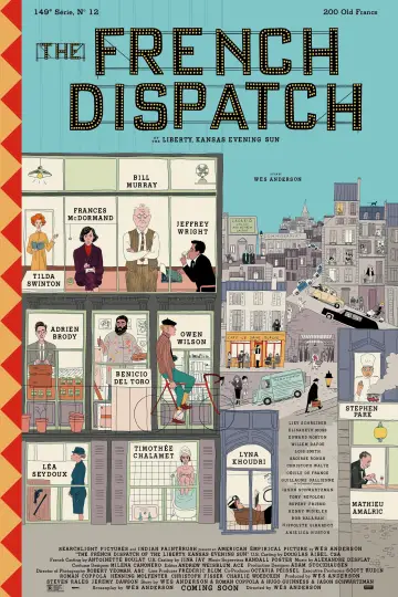 Poster to the movie "The French Dispatch" #92373