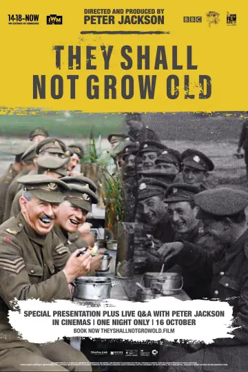 Poster to the movie "They Shall Not Grow Old" #1019365