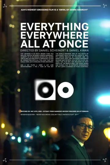 Poster to the movie "Everything Everywhere All at Once" #171678
