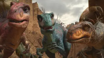 Backdrop to the movie "Dino King: Journey to Fire Mountain" #1012844
