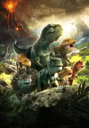 Poster to the movie "Dino King: Journey to Fire Mountain" #1012848