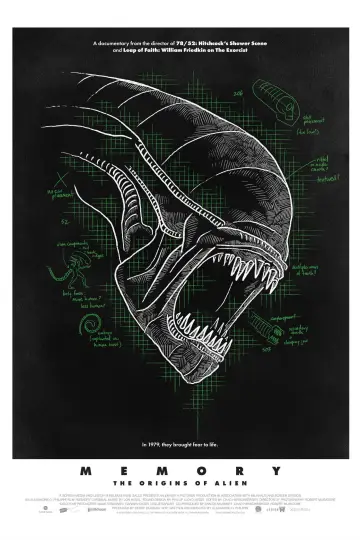 Poster to the movie "Memory: The Origins of Alien" #1032189