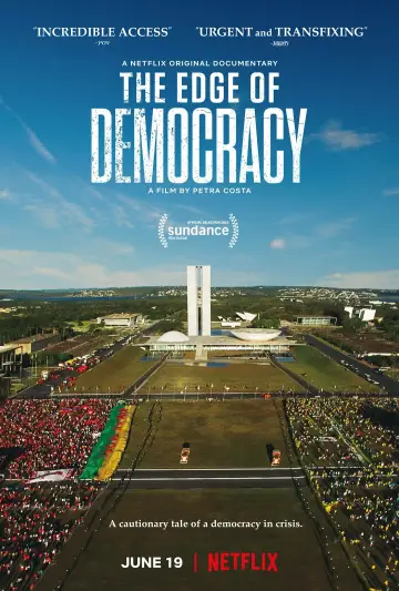 Poster to the movie "The Edge of Democracy" #1067690