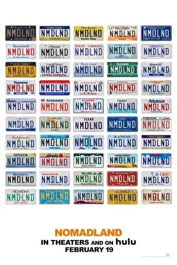 Poster to the movie "Nomadland" #92161