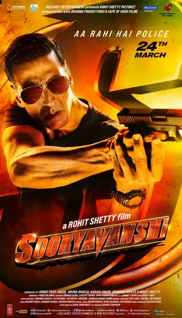 Poster to the movie "Sooryavanshi" #1007581