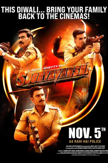 Poster to the movie "Sooryavanshi" #1007585
