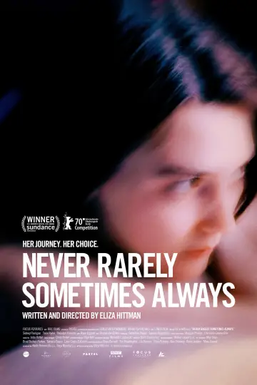 Poster to the movie "Never Rarely Sometimes Always" #990464