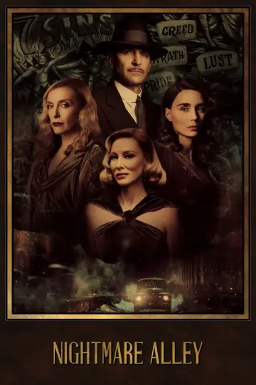 Poster to the movie "Nightmare Alley" #853229