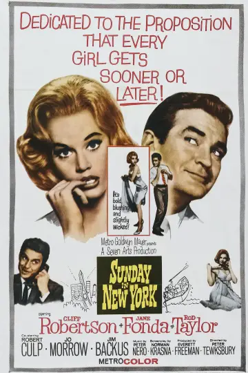 Poster to the movie "Sunday in New York" #1062666