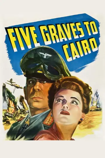 Poster to the movie "Five Graves to Cairo" #1111925