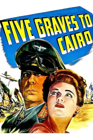 Poster to the movie "Five Graves to Cairo" #1111929