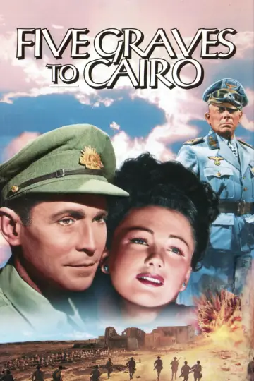Poster to the movie "Five Graves to Cairo" #1111930