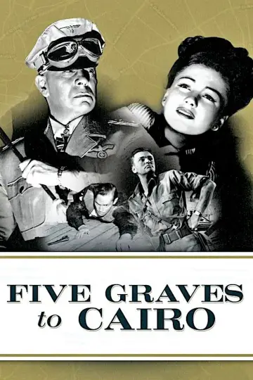 Poster to the movie "Five Graves to Cairo" #1111936