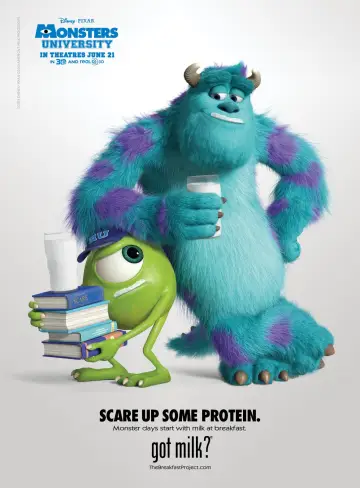 Poster to the movie "Monsters University" #837519