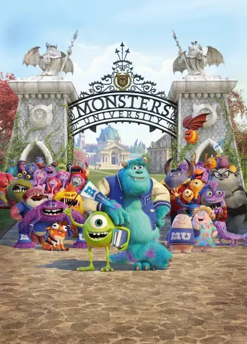 Poster to the movie "Monsters University" #913946