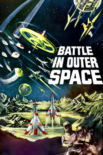 Poster to the movie "Battle in Outer Space" #1114700