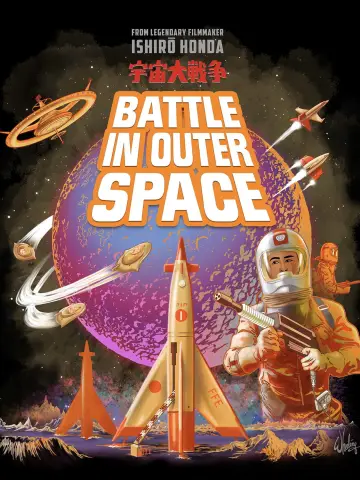 Poster to the movie "Battle in Outer Space" #1114702