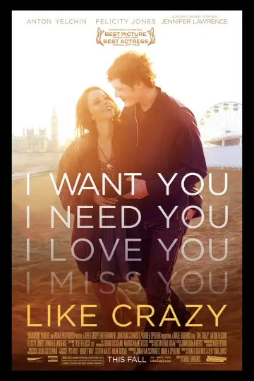 Poster to the movie "Like Crazy" #999493
