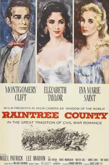 Poster to the movie "Raintree County" #743511