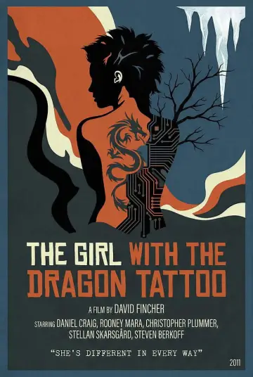Poster to the movie "The Girl with the Dragon Tattoo" #840554