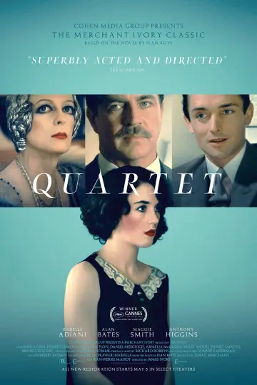 Poster to the movie "Quartet" #1069529