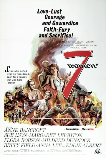 Poster to the movie "7 Women" #1111823