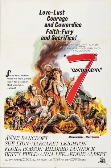 Poster to the movie "7 Women" #1111825