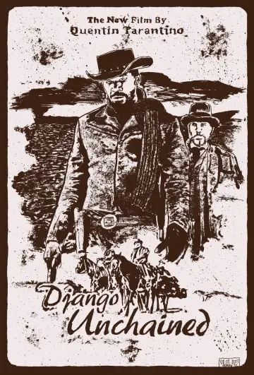 Poster to the movie "Django Unchained" #833570