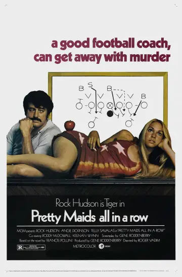 Poster to the movie "Pretty Maids All in a Row" #978275