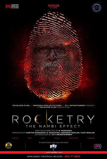 Poster to the movie "Rocketry: The Nambi Effect" #1087378