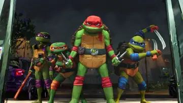 Backdrop to the movie "Teenage Mutant Ninja Turtles: Mutant Mayhem" #622604