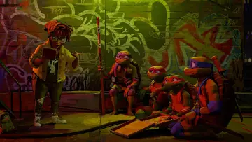 Backdrop to the movie "Teenage Mutant Ninja Turtles: Mutant Mayhem" #622627