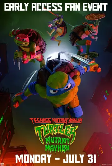 Poster to the movie "Teenage Mutant Ninja Turtles: Mutant Mayhem" #622654