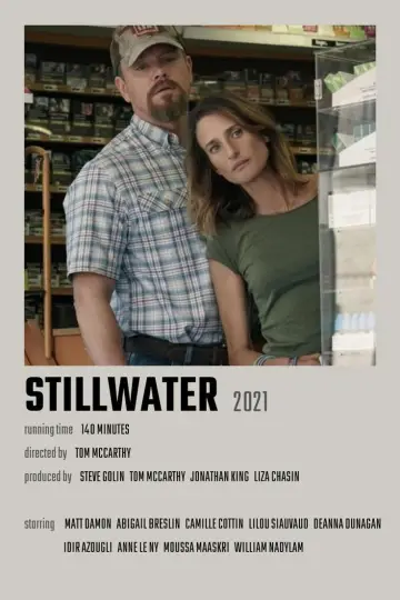Poster to the movie "Stillwater" #886641
