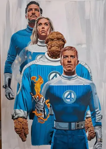 Poster to the movie "The Fantastic Four" #959625